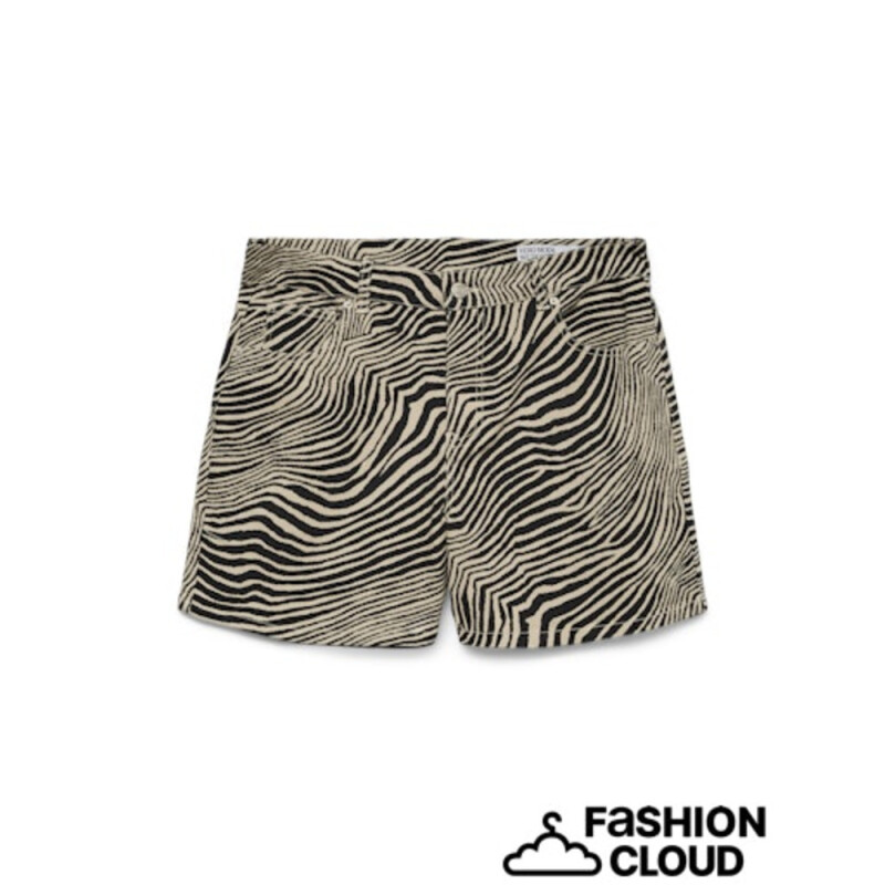 VMTESS MR DENIM AOP SHORTS NOOS Silver Mink