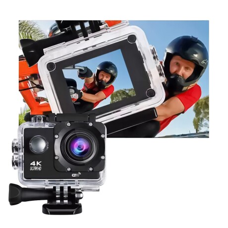 CAMARA SUMERGIBLE SPORT 4K ULTRA HD RESISTENTE CON SOPORTE Y ESTUCHE CAMARA SUMERGIBLE SPORT 4K ULTRA HD RESISTENTE CON SOPORTE Y ESTUCHE