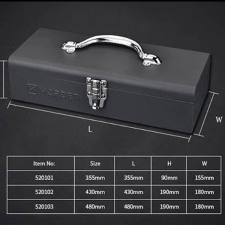 CAJA DE HERRAMIENTAS DE CHAPA (430 X 180 X 190 MM) N/a