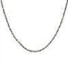 Cadena Tourbillon-Plata y Oro-Sin Piedra-CD5072 sinpiedra