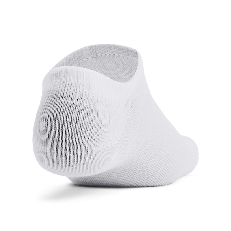 UA Essential No Show 6pk-WHT WHT-100