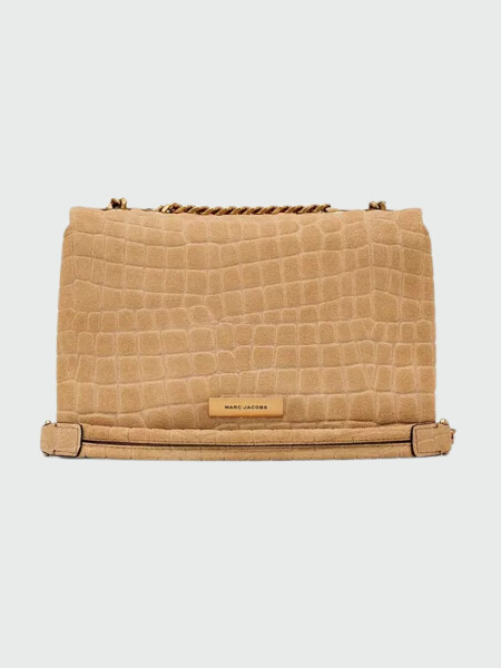 MARC JACOBS - THE SLIM DUAL CHAIN SHOULDER Gris