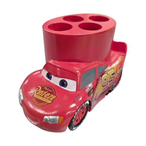 Porta Cepillo 3D Resina Cars x4 Espacio U