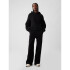 FRONT SEAM WIDE LEG PANT BLACK