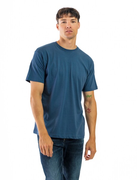Remera Algodón Cuello Redondo Indigo