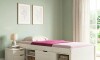 Cama 1 plaza Con Cajones - Linea Charme Blanco