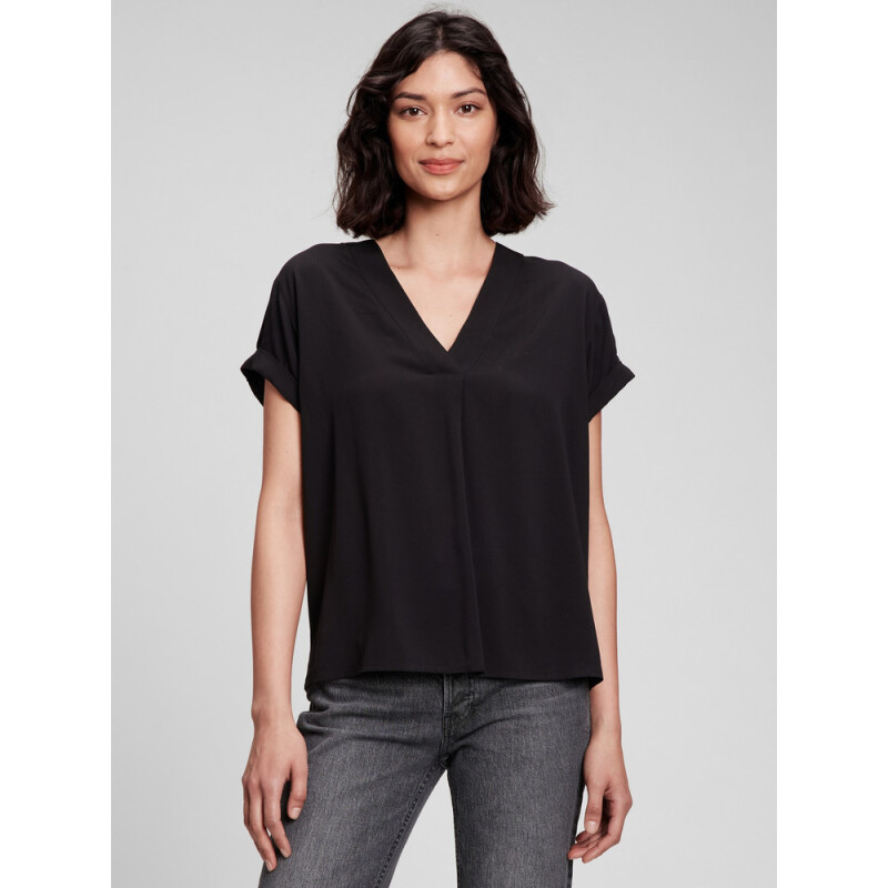 V-SS VNK TOP TRUE BLACK