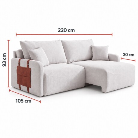 SILLÓN SOFÁ LIVING 2 CUERPOS RETRACTIL AJUSTABLE EXTENSIBLE GRIS