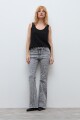 Jean oxford Rita animal print gris