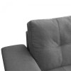 Sillón 2 Cuerpos en tela de Lino - Palazio Gris