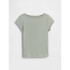 SS CAP SLV FITTED TEE_SOLIDS SAGE