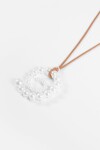 Collar espiral blanco