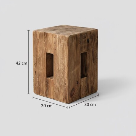 MESA AUXILIAR LATERAL MADERA MACIZA LÍNEA RÚSTICA MESA AUXILIAR LATERAL MADERA MACIZA LÍNEA RÚSTICA