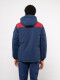 Set Parka Track Nacional Hombre Azul Marino, Beige, ordeaux