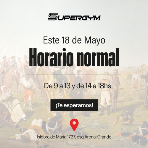 Horario 18 de mayo