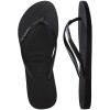Sandalias Havaianas Slim Glitter Ii Mujer Negro/negro