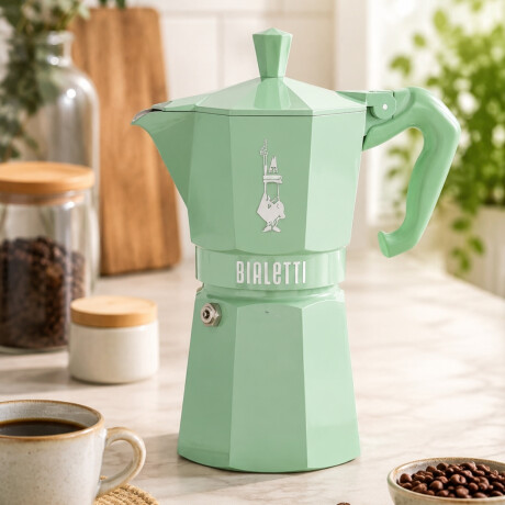 Cafetera Moka Exclusive Verde 270ml Bialetti Cafetera Moka Exclusive Verde 270ml Bialetti