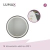 Espejo redondo Luz Led Lumax 80 cm Espejo redondo Luz Led Lumax 80 cm