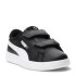 Championes Infantiles Puma Smash 3.0 Leather Negro - Blanco