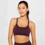 Top Principal Low Impact Bra Mujer Oxblood