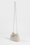 Cartera fiesta bordada mostacillas beige