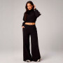 Pantalón Elevated Track Pant Mujer Black/almond Milk