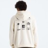 CANGURO MOUNTAIN MIRAGE REGULAR HOODIE White Dune