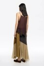 FALDA PATCHWORK Camel