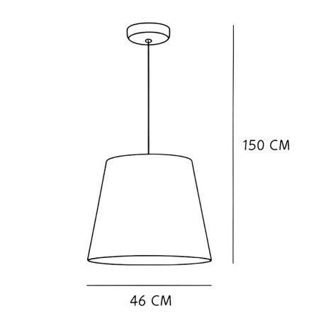 ARTEFACTO COLGANTE DECORATIVO SIRA - BLANCO Luminaria Colgante Sira Blanca