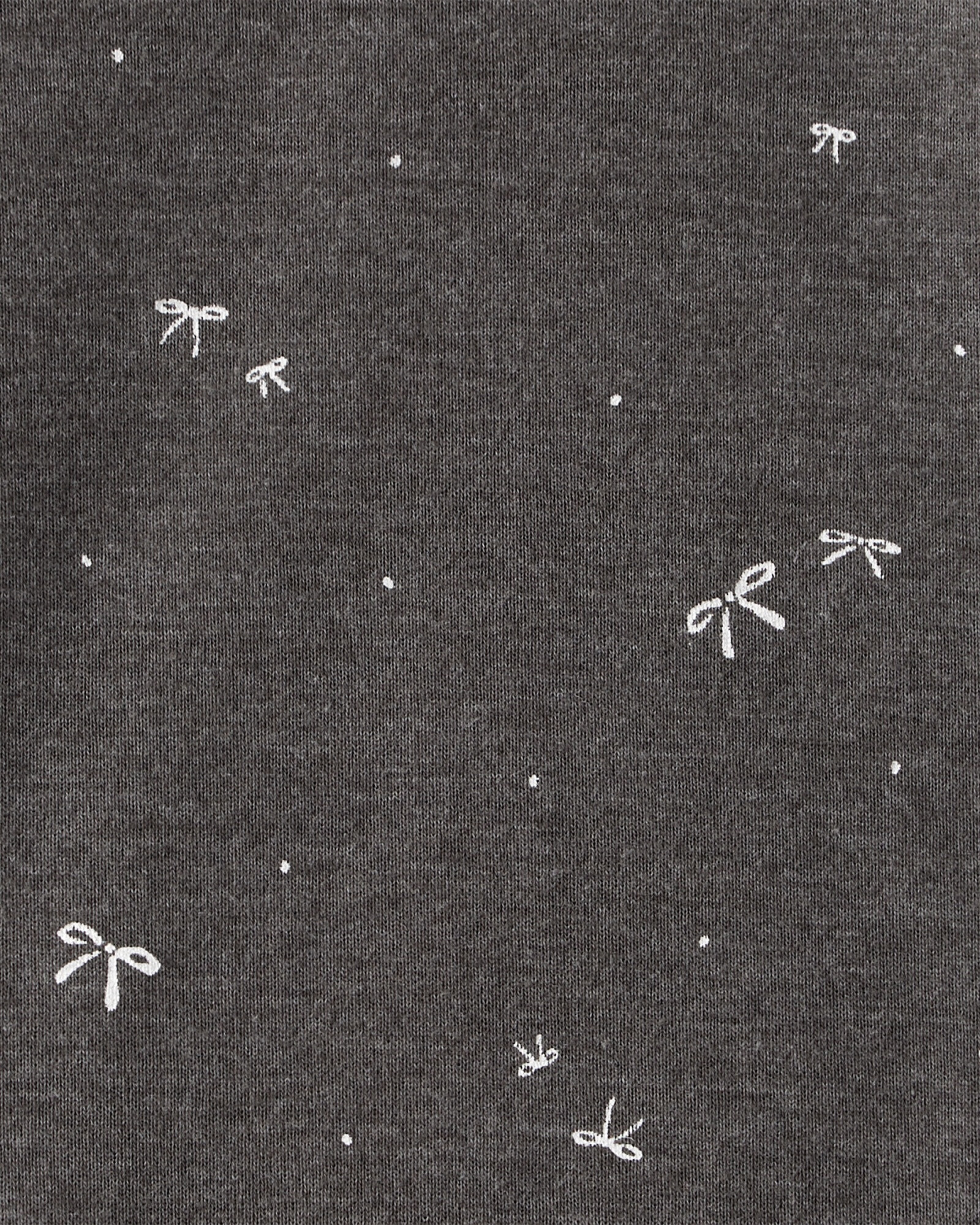 Set tres piezas de algodón, pantalón y dos bodies, diseño lazos Sin color