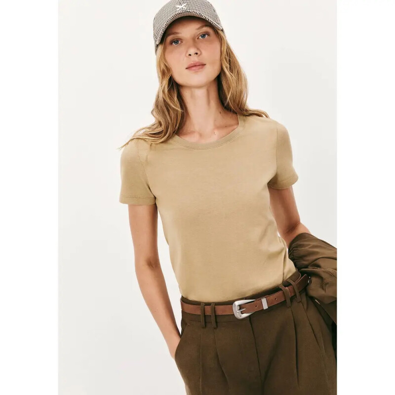 BLUSA MM FEM MARROM MEDIO