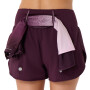 Short Running Road 3.5In Mujer Dark Aubergine