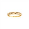 Anillo doble Sin Fin-Oro bajo-Piedra zirconias-AN8018 conpiedra