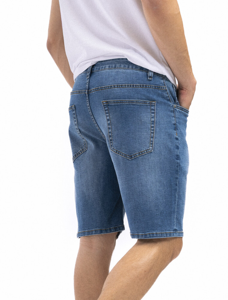 Bermuda de Jean Azul Medio