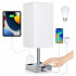 Lámpara de Mesa Touch IMBACK IBK-ILU013 | Con USB-C, USB-A y Enchufes | Moderna y Funcional Blanco Lámpara de Mesa Touch IMBACK IBK-ILU013 | Con USB-C, USB-A y Enchufes | Moderna y Funcional Blanco