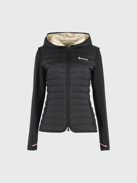 MONCLER - Campera Maglia Negro