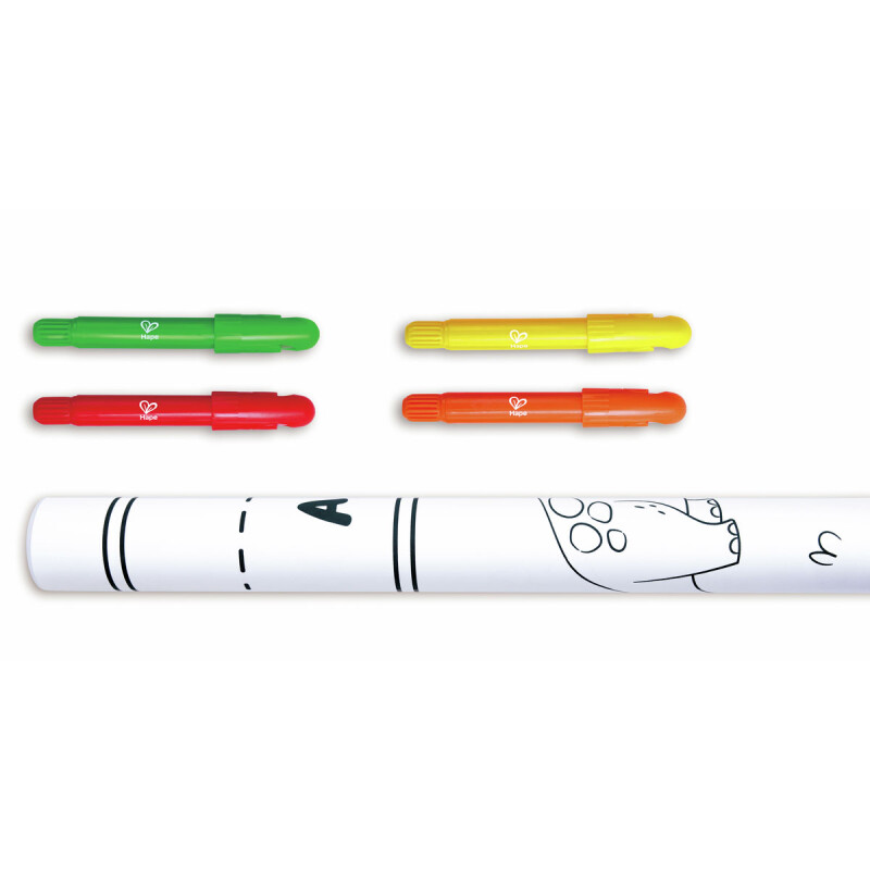 Rollo de Papel para pintar Dinosaurios Hape Rollo de Papel para pintar Dinosaurios Hape