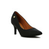 Zapato Vizzano Mujer Lxv Taco 7cm Punta Fina Negro
