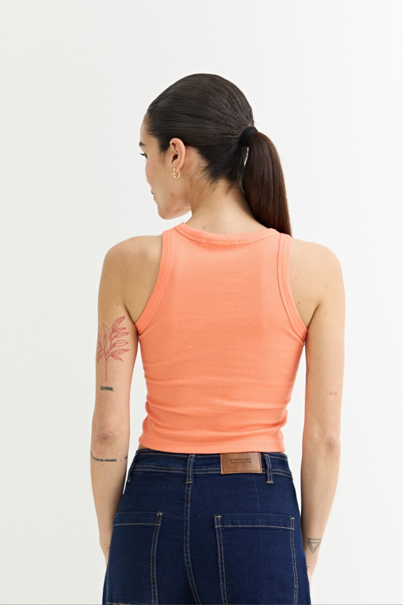 Musculosa cropped SALMON