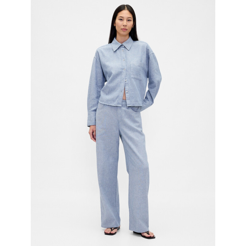 LINEN 5PKT PANT CHAMBRAY 042