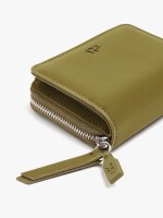 Cartera Básico Con Textura Suave caqui