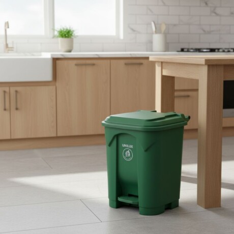 CONTENEDOR DE BASURA 30 LITROS Contenedor de Basura 30 Litros Verde