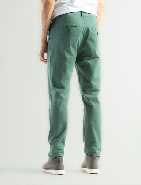 Pantalon Corte Chino de Algodon Kaki
