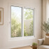 Ventana de PVC Blanco 120 X 150 Corrediza Aislante Premium Ventana de PVC Blanco 120 X 150 Corrediza Aislante Premium