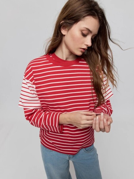 T-SHIRT P.CAKE SCOTT ROJO