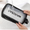 Set de Neceser de Viaje Transparentes Impermeables Washbag Negro