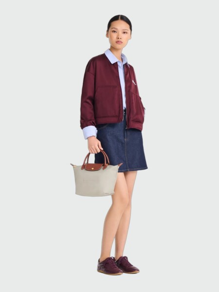 LONGCHAMP - LE PLIAGE ORIGINAL, CARTERA DE MANO S Verde
