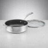 Sartén de acero inoxidable con revestimiento en cerámica y tapa. - Cuisinart Sartén de acero inoxidable con revestimiento en cerámica y tapa. - Cuisinart