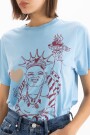 REMERA BUDA NEW YORK Celeste