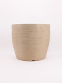 MACETERO REDONDO ARENA BEIGE
